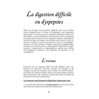 Quelle alimentation pour une digestion difficile (ou dyspepsies) ?
