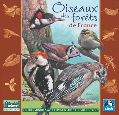 Oiseaux des forêts de France Coffret Inclus livret 16 pages