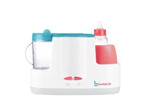 Bébé Station Chauffe-biberon 4 en 1 Badabulle Bleu et Gris