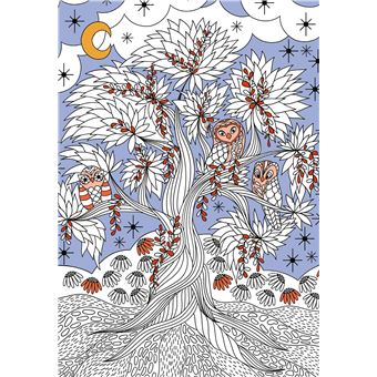 Coloriages École de magie - pochette 6 feutres pailletés