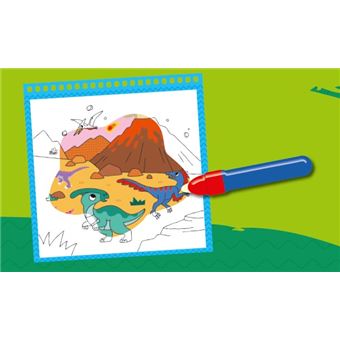 Je colorie avec de l'eau - Les dinosaures