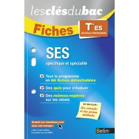 Fiches Sciences économiques et sociales - Terminale ES