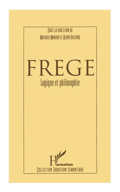 Frege logique et philosophie