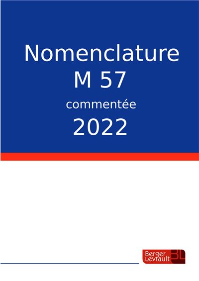 Nomenclature M57 commentée 2022