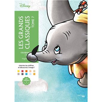 Coloriages mystères Disney - Les Grands classiques Tome 3