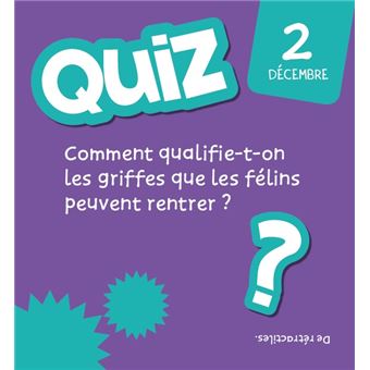Les incollables - Mini calendrier - Toute mon année de CM2