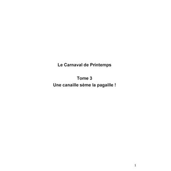 Le Carnaval de Printemps