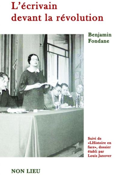 L'écrivain devant la révolution - Benjamin Fondane - broché