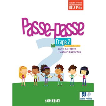 Passe-passe 2 - Niv. A1 - Étape 2 - Livre + Cahier + didierfle.app