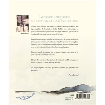 Lexique amoureux du cheval et de l'équitation