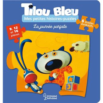 Mes histoires-puzzle Tilou bleu-la journée parfaite
