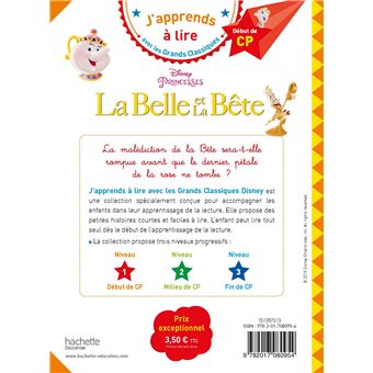 La Belle et la Bête CP Niveau 1