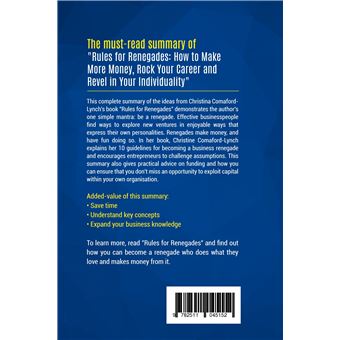 Summary: Rules for Renegades