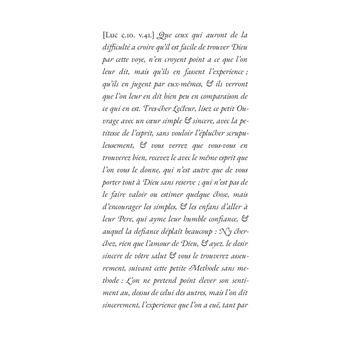 Moyen court et très-facile de faire oraison