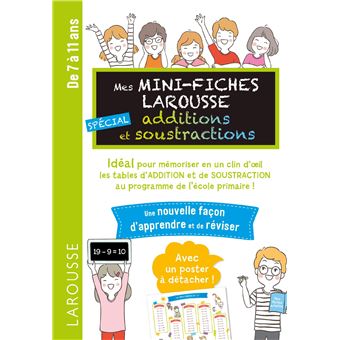 Mini Fiches spécial Additions et soustractions Additions