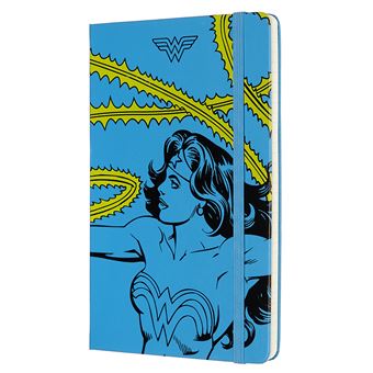 MOLESKIN CARN WONDER WOMAN LGN GF BLEU