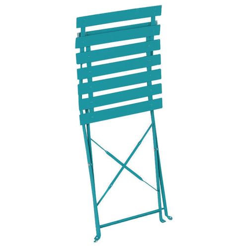 Lot de 2 chaises Hespéride Camargue Bleu Lagon Lot de 2 chaises Hespéride Camargue Bleu Lagon