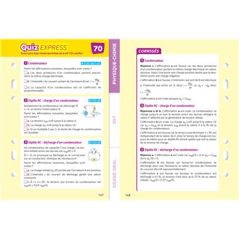 Fiches bac Mes 2 spécialités Tle générale : Physique-chimie, SVT & Grand Oral - Bac 2024