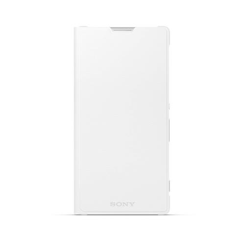 Etui Folio Sony pour Xperia-M5 Blanc