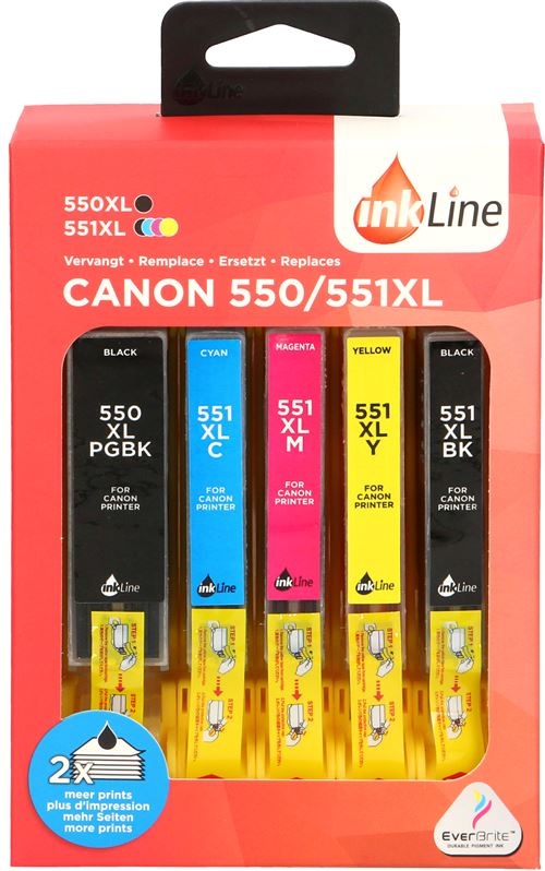 inKLine Canon 550XL/551XL 5 PACK