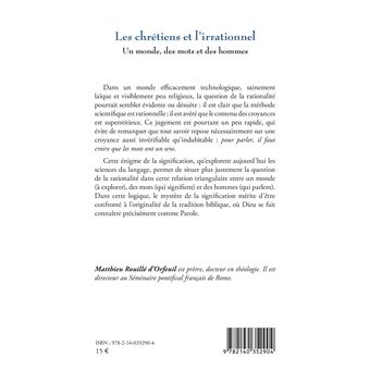 Les chrétiens et l'irrationnel