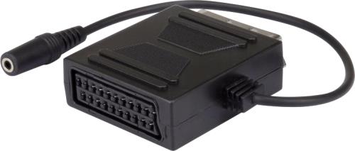 Adaptateur On Earz Cable Gear Péritel vers Audio Jack 3.5 mm Noir