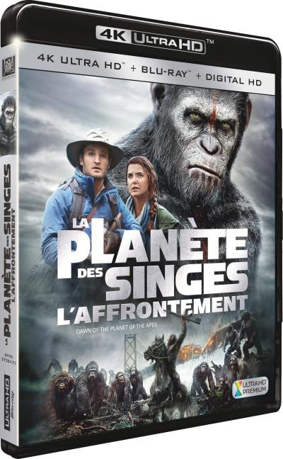 La Planète des Singes : L'affrontement Blu-ray 4K