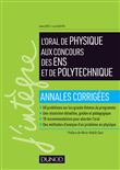 L'oral de physique aux concours des ENS et de Polytechnique