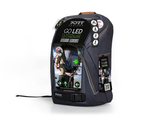 Go Led Sac A Dos Clignotant Velo Sac à Dos Go LED Port Design à LED