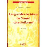 Les grandes décisions du Conseil constitutionnel