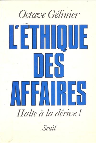 L'Ethique des affaires