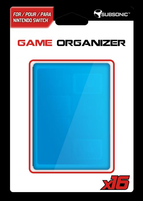 Boîtier pour cartouches Subsonic Game Organizer pour Nintendo Switch