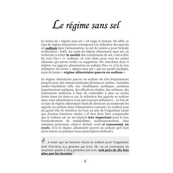 Le régime sans sel