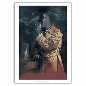 Affiche Blacksad Smoking John Portrait 60 x 40 cm