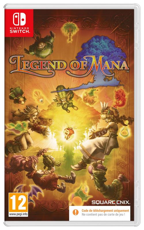 Legend of Mana Code in a box Nintendo Switch