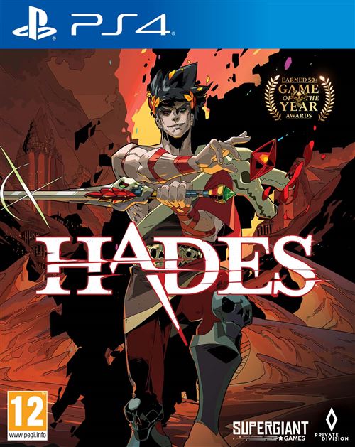Pochette avant du jeu Hades PS4