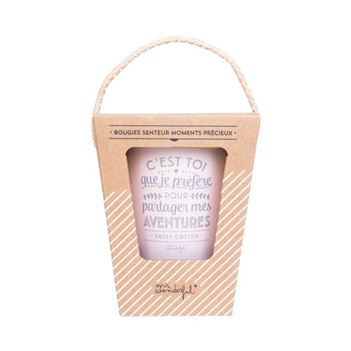 Bougie Mr. Wonderful Senteur Sweet Cotton.