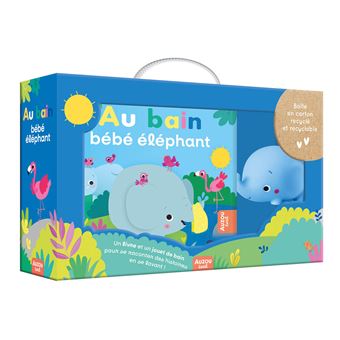 Mon premier livre de bain - au bain bébé éléphant !
