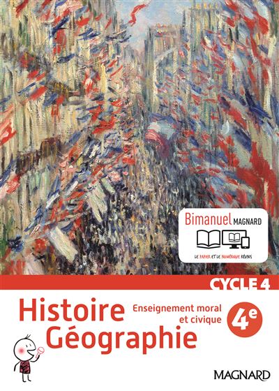 Histoire, géographie, EMC 4ème, bimanuel