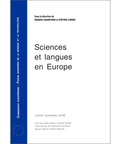 Sciences et langues en Europe