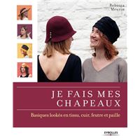 Je fais mes chapeaux basiques lookes en tissu cuir feutre et paille