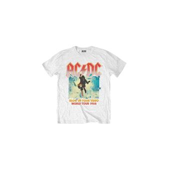 T-Shirt AC/DC Blow Up Your Video Blanc