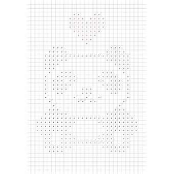 Coloriages Pixel kawaii - pochette 6 feutres pailletés