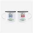 Mug Legami Espresso For Two Mum and Dad