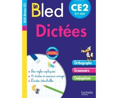 Cahier Bled - Dictées CE2 - Daniel Berlion - broché