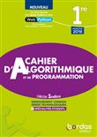 Indice Maths 1ère voie Technologique 2022 Cahier d'algorithmique et de programmation élève