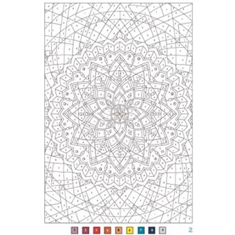 Coloriages mystères - Mandalas