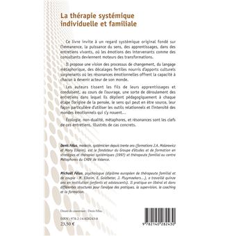 La thérapie systémique individuelle et familiale