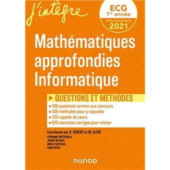 ECG 1 - Mathématiques approfondies, Informatique