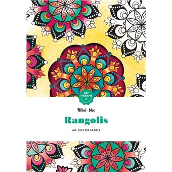 Mini-bloc d'Art-thérapie Rangolis